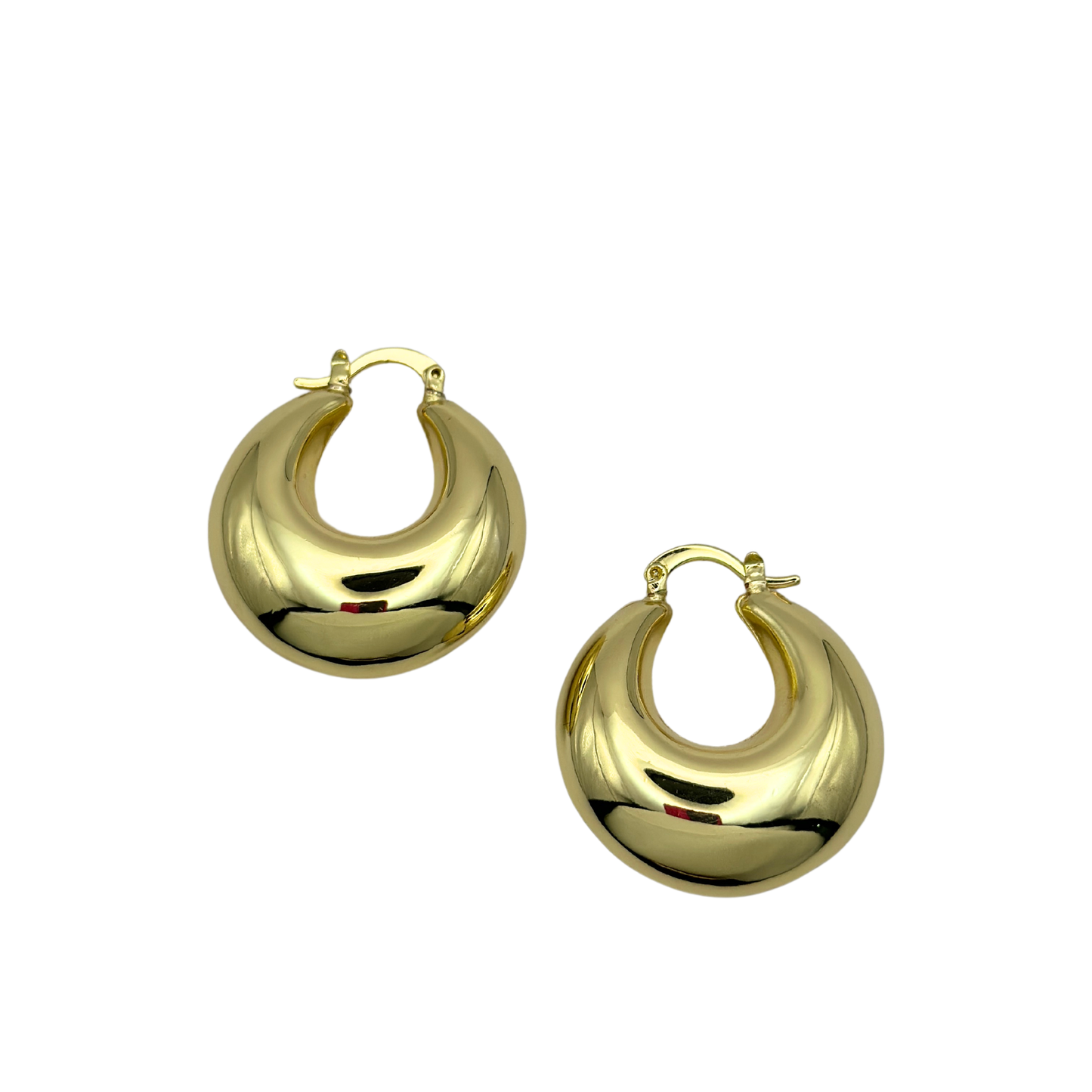 ANCHA GOLD HOOPS