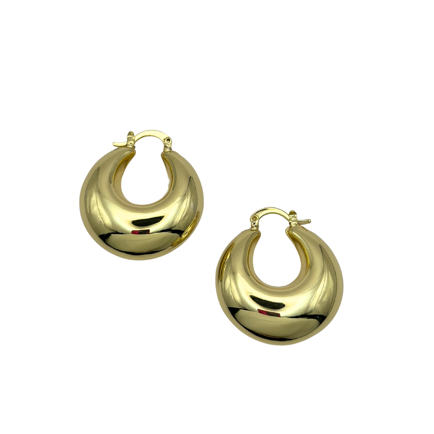 ANCHA GOLD HOOPS