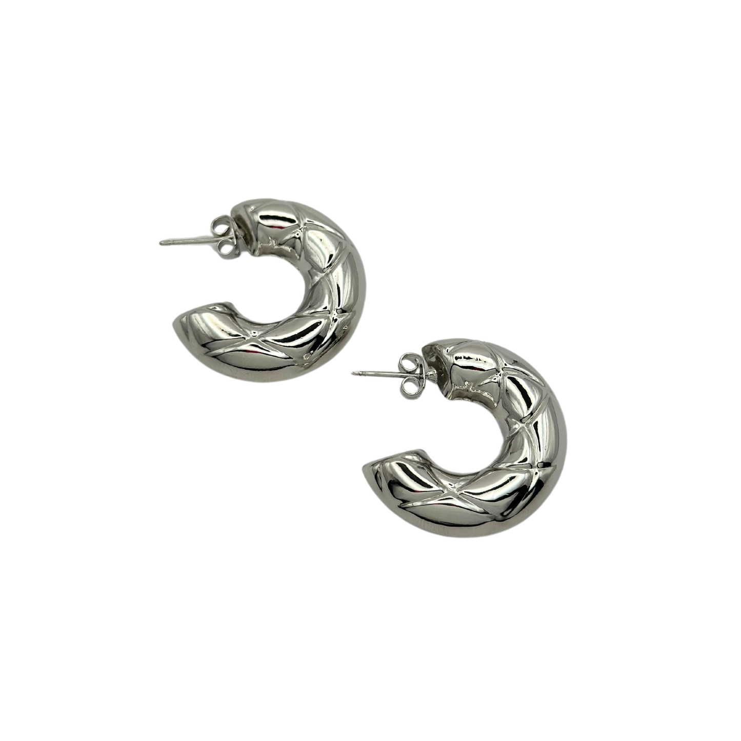 ALCOR SILVER HOOPS