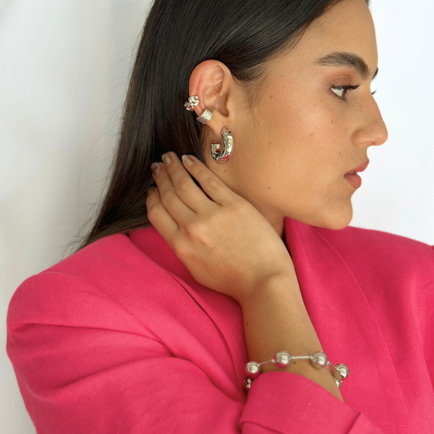 ELTA SILVER EARCUFF