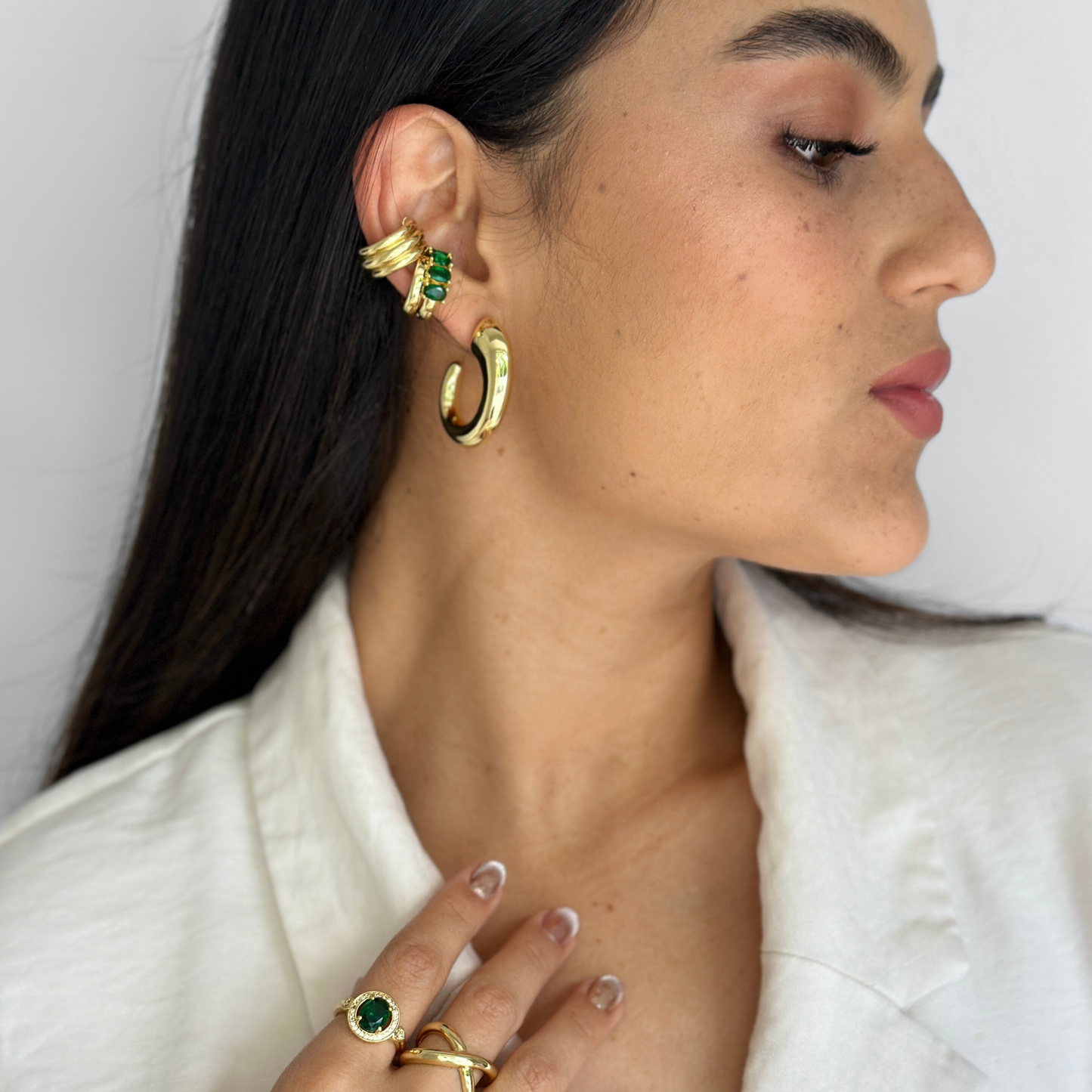 ENIF GOLD EARCUFF