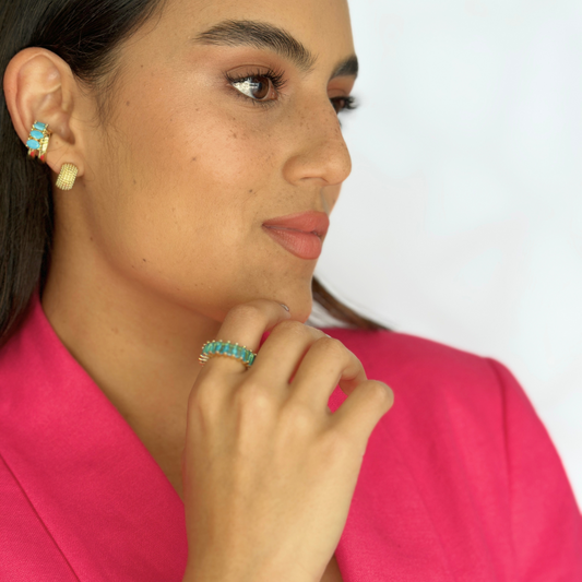 CHIARA BLUE EARCUFF