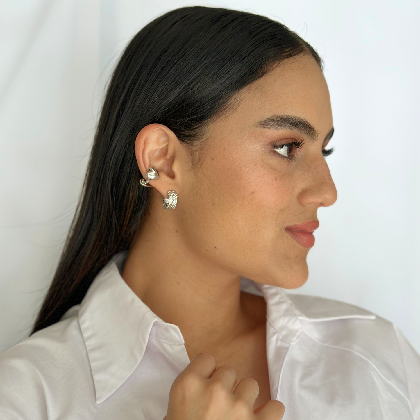 MOU SILVER EARCUFF