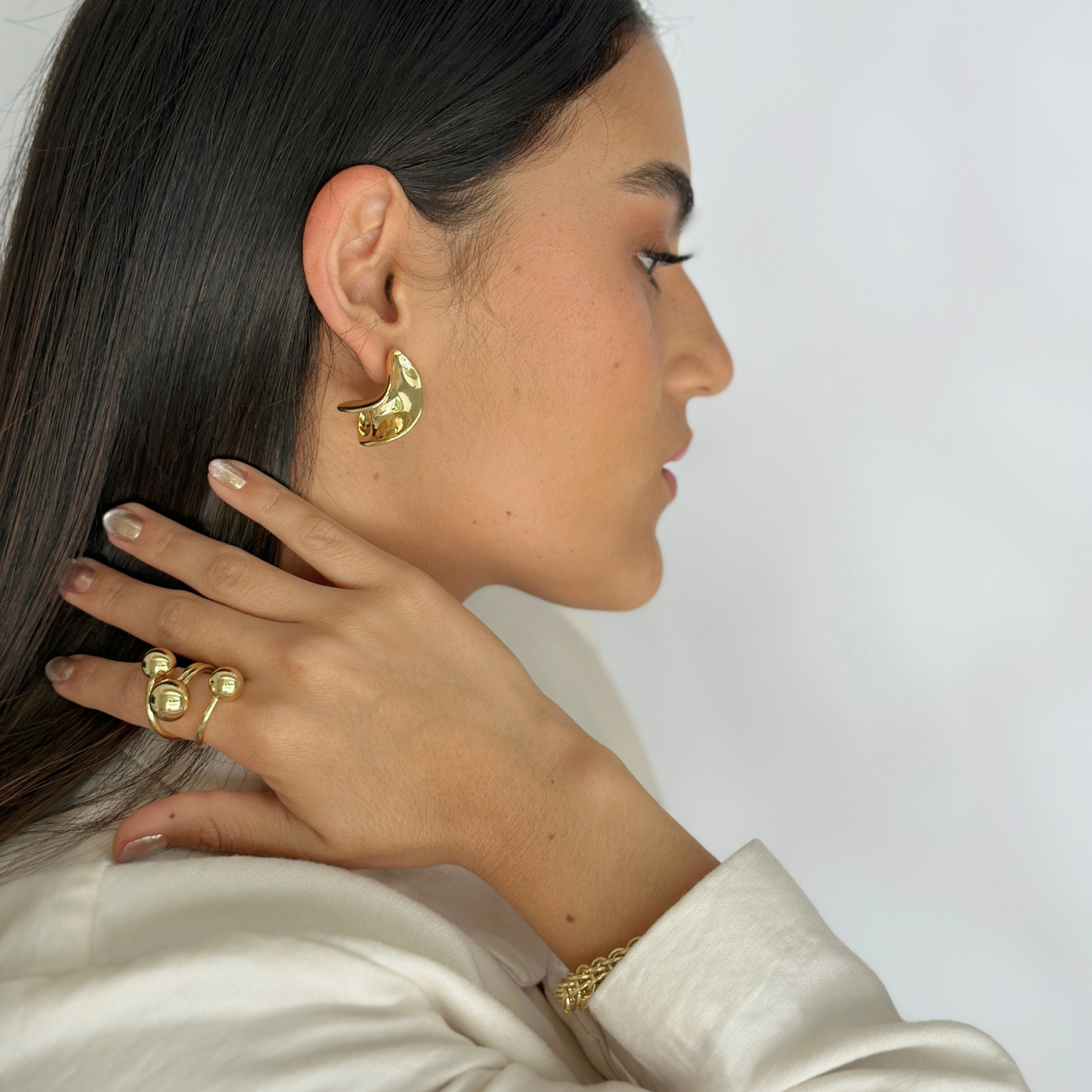 ALGE GOLD EARRINGS