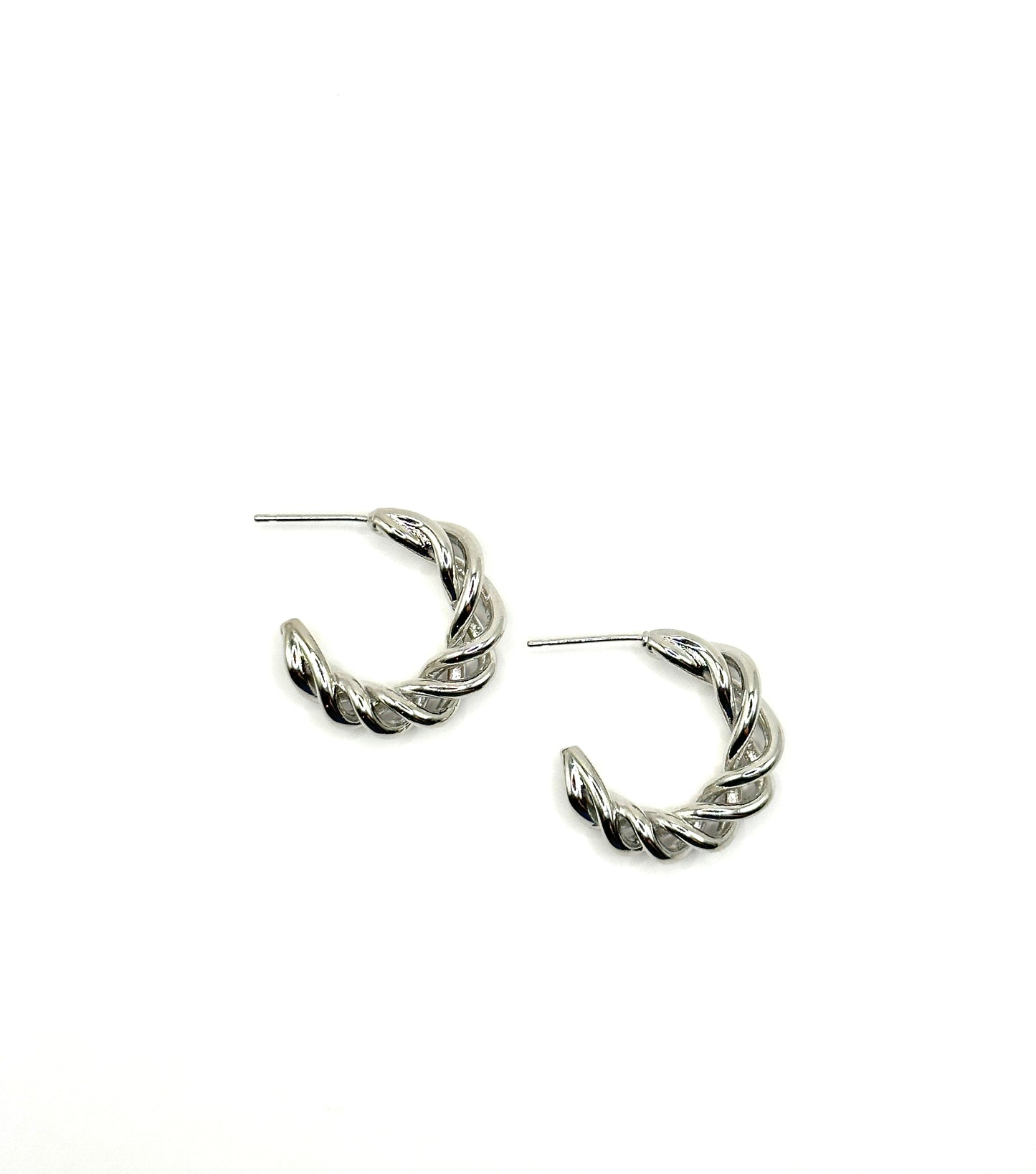 JUPITER SILVER HOOPS