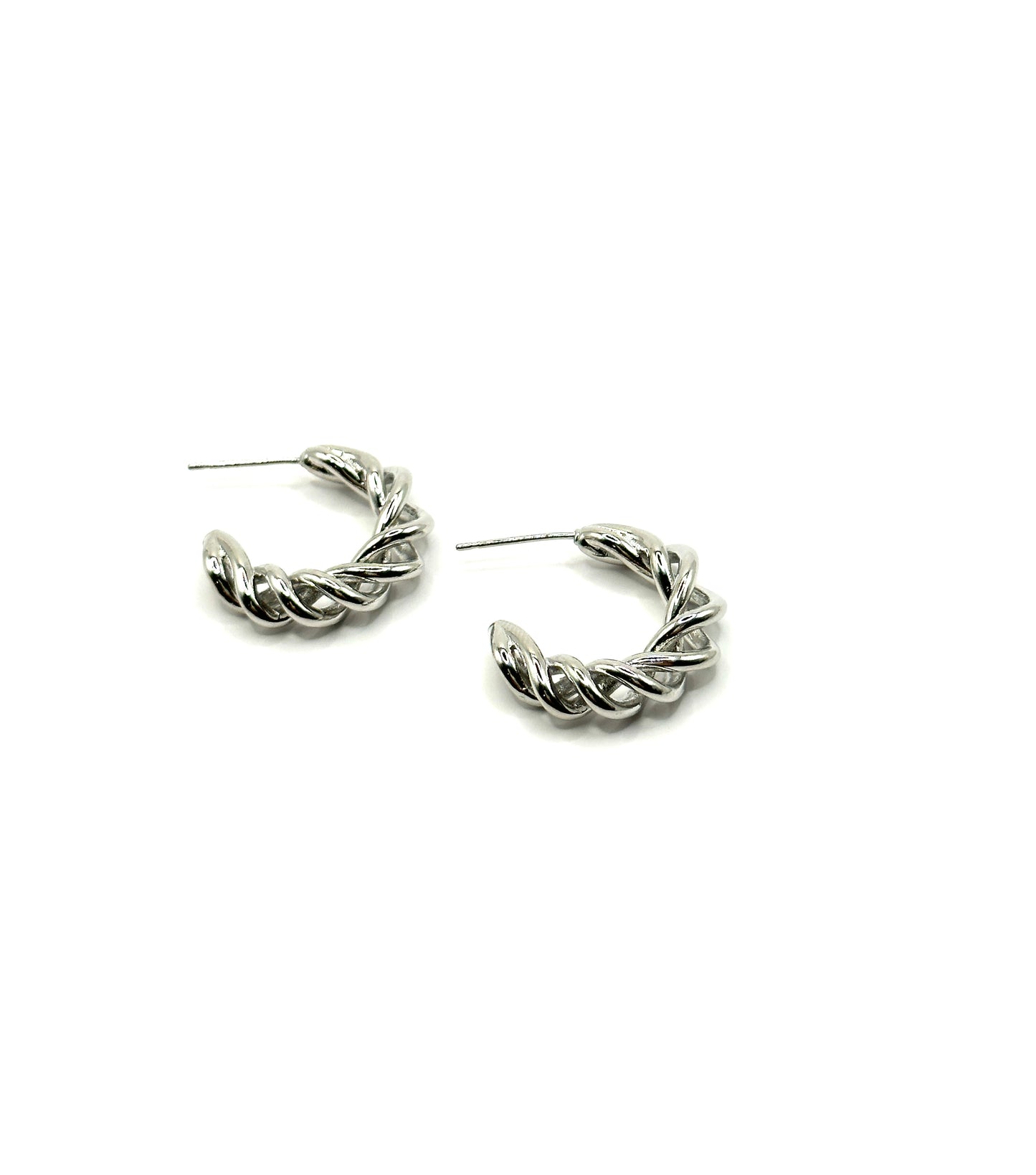 JUPITER SILVER HOOPS