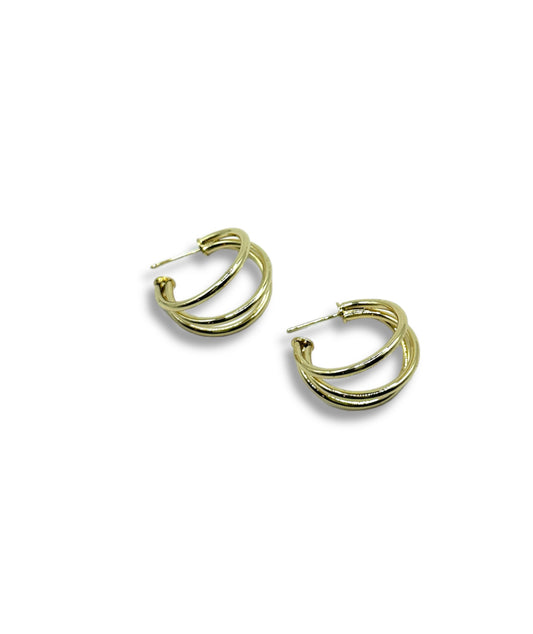 HERA GOLD HOOPS