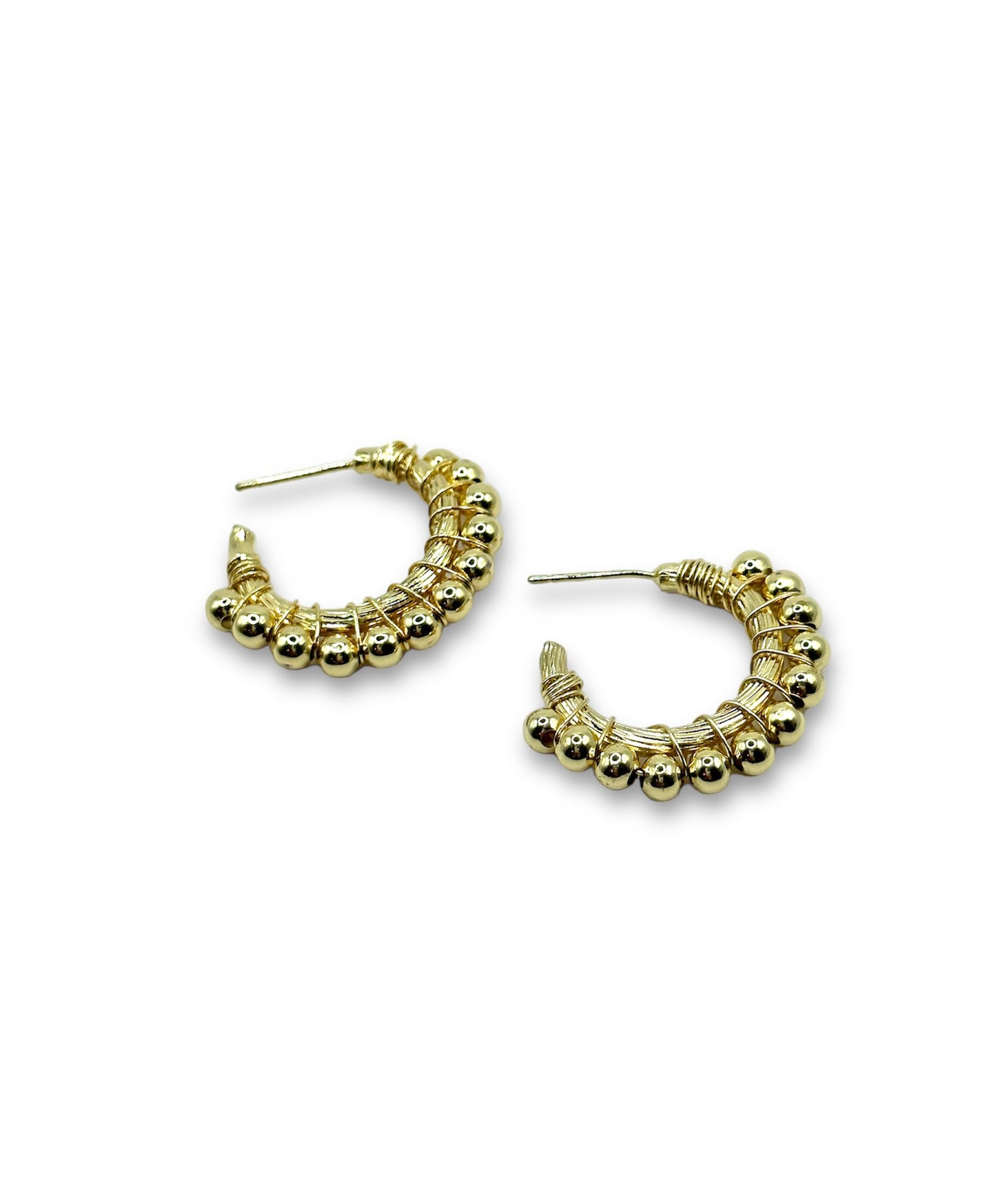 DELIA GOLD HOOPS